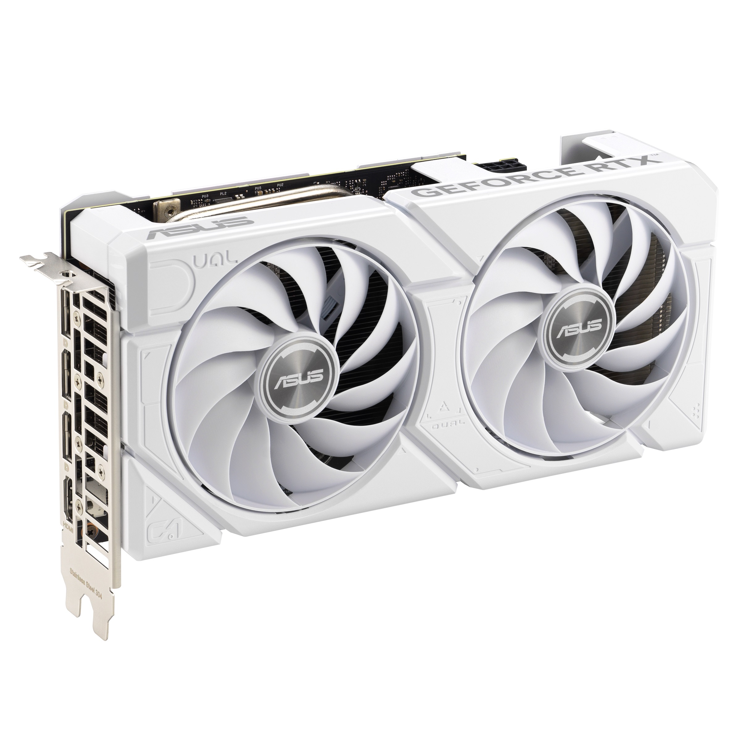 美品ASUS GeForceRTX3060 8GB OCホワイトカラー ASUS Dual GeForce RTX 3060 White OC Edition 8GB GDDR6