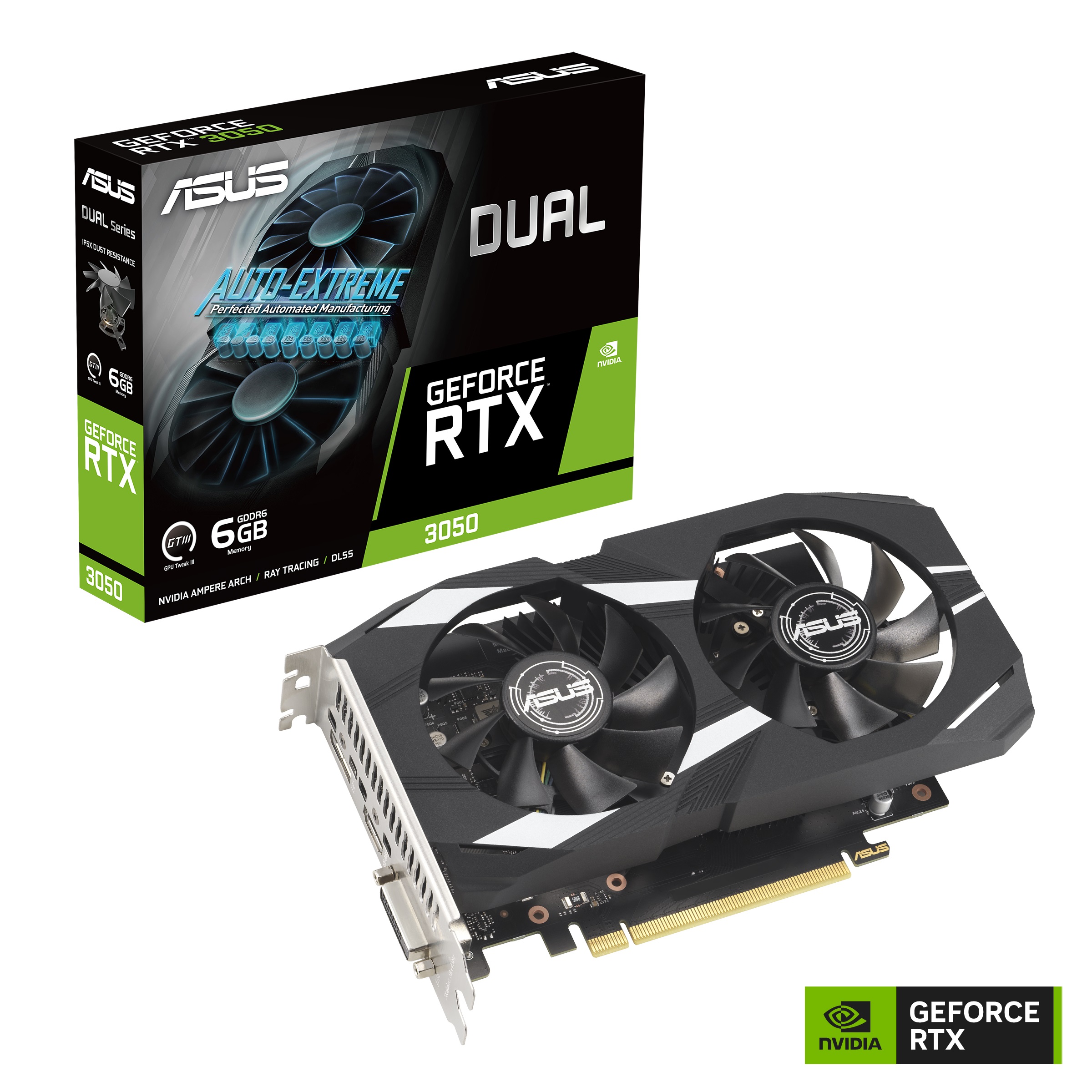 その他 ASUS DUAL-RTX3050-O8G-GAMING ASUS Dual GeForce RTX 3050 OC Edition 8GB GDDR6 | Graphics