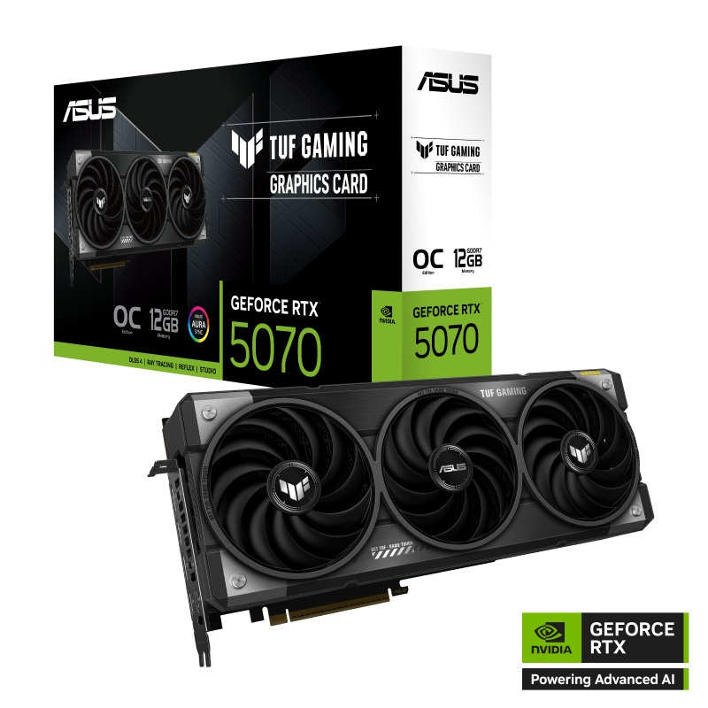 【未開封】ASUS GeForce RTX 5070 OC ASUS TUF Gaming GeForce RTX™ 5070 12GB GDDR7 OC Edition