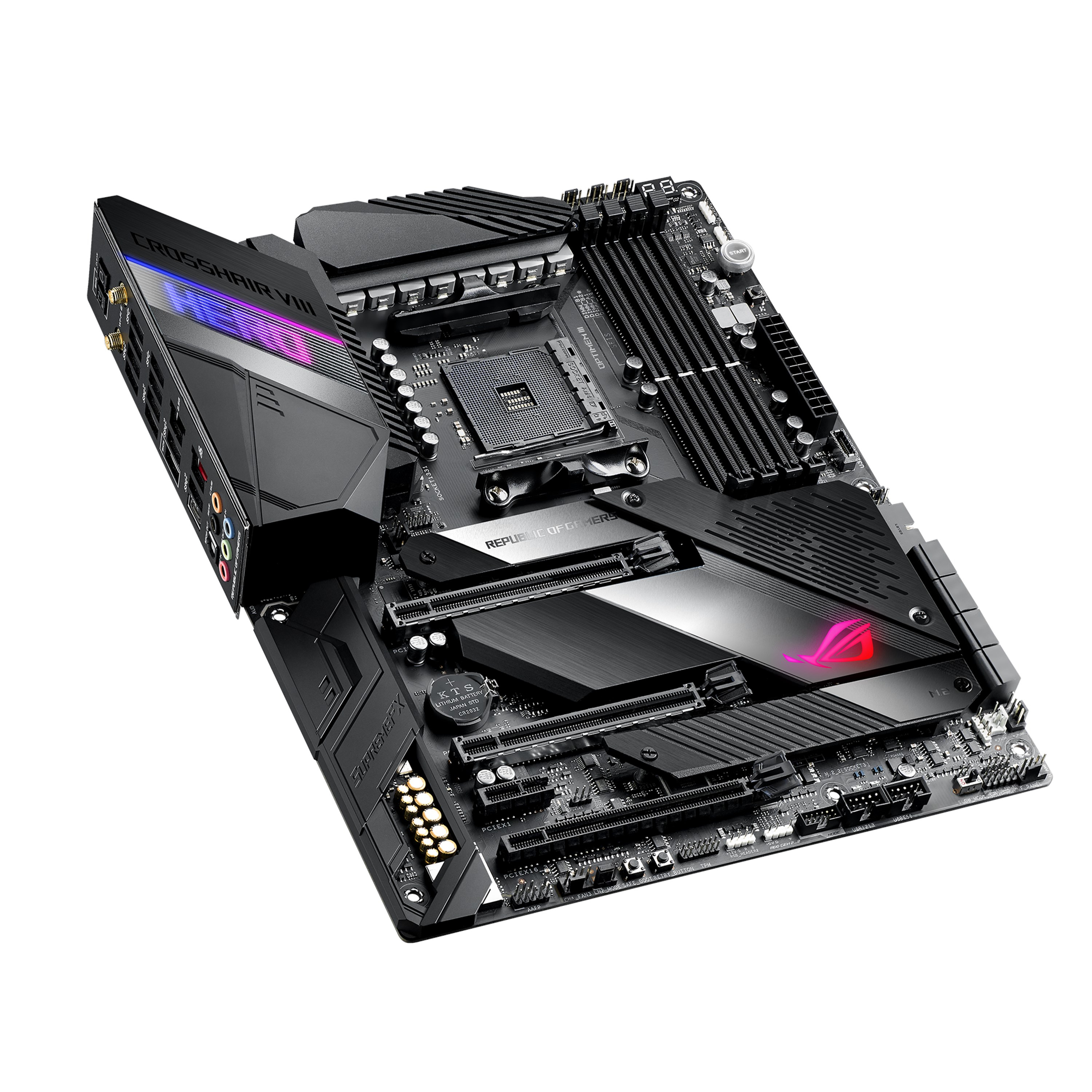 PCパーツ ASUS - ASUS ROG CROSSHAIR VIII HERO WI-FI ROG Crosshair VIII Hero (WI-FI) | マザーボード | ROG Japan